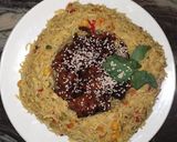 A picture of step 9 of Quick And Easy vegetables fried rice.