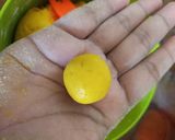 Foto langkah ke 3 dari resep Biji Salak Labu Kuning.