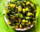 A picture of step 4 of Lilva beans Broccoli bhaji.
