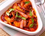 Gambar langkah 4 resipi Udang Kam Heong.