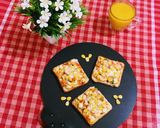 A picture of step 7 of Paneer Chilli Toast.