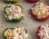 A picture of step 2 of Baked capsicum with paneer and broccoli.