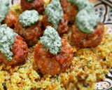 Foto del paso 7 de la receta: Albóndigas al pesto con cous cous al Ras el-hanout