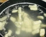 A picture of step 6 of Eggless: 'Italian Potato Gnocchi' or 'Gnocchi di Patate' (Pasta) in the 'Piedmontese' Style.