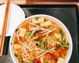 Hình bước làm 2 của món Canh chua nấu bún