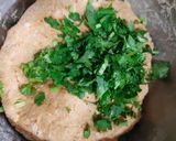 A picture of step 3 of Mooli Thepla /Muli ke parathe.