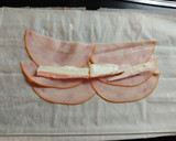 Foto del paso 3 de la receta: Flautas de jamón y queso cabra