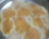 A picture of step 3 of Besan stuffed mathri ya papdi.