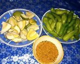 A picture of step 1 of Instant Achar.