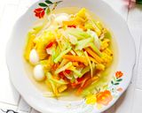 Foto langkah ke 5 dari resep Tumis Labu Siam Jagung Telur Puyuh.