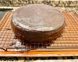 Foto del paso 8 de la receta: Pastel al Cointreau relleno con crema de chocolate y mermelada