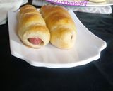 A picture of step 8 of Soft and fluffy hot dog buns.