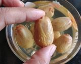 A picture of step 2 of Stuffed Dates.