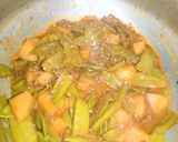A picture of step 6 of Saim ki sabzi.