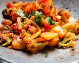 A picture of step 4 of Cauliflower with Potato sabji Gobhi ki sabji.