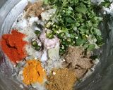 A picture of step 2 of Sweet Potato Tikki Chaat.