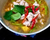 รูปขั้นตอนการทำที่ 7 ของ แกงกะทิไก่สับถั่วฝักยาว