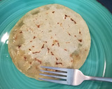Foto del paso 4 de la receta: Huevos rancheros con jamón y frijoles refritos