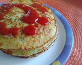 A picture of step 3 of Veggie pancake.