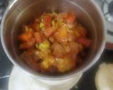 A picture of step 2 of Matar paneer masala.