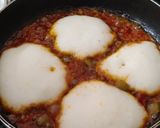 A picture of step 6 of Idli Shakshuka (Leftover Dosa batter).