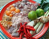 รูปขั้นตอนการทำที่ 1 ของ ต้มแซ่บพวงไข่อ่อน+เครื่องใน #รักบ้านเกิด