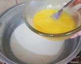 A picture of step 2 of Egg halwa.