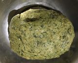 A picture of step 4 of Palak-Cheese square paratha.