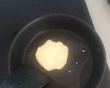 A picture of step 8 of Big Messy Loaded American-Style breakfast pancakes.