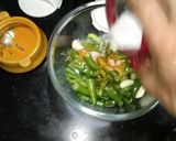 A picture of step 2 of Green Chilly Pickles.