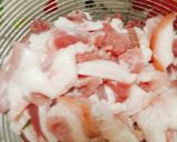Hình bước làm 1 của món Thịt ba chỉ nướng kiểu Hàn Quốc
