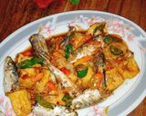 Foto langkah ke 3 dari resep Sambel ikan tahu lombok ijo.