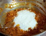 A picture of step 7 of Chana Masala Biryani.