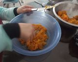 Foto langkah ke 1 dari resep Pumpkin Proll Butter Cake (Teknik Butter Cake).