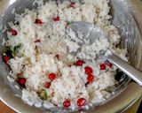 A picture of step 3 of Pomegranate Curd rice.