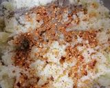 A picture of step 3 of Bhujia barey mirch.