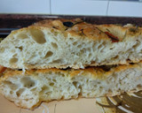 Foto del paso 10 de la receta: Focaccia con aceitunas negras, tomates cherry, romero y orégano