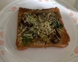 Foto del paso 2 de la receta: Tostada con berenjena al ajillo