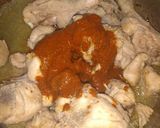 A picture of step 3 of Chicken qorma.
