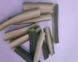 A picture of step 1 of Kakri masala.