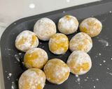Hình bước làm 3 của món Chè Sắn Mochi Bí Đỏ