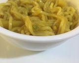 A picture of step 4 of Masala meggi.