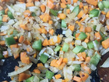Arroz chino con camarones