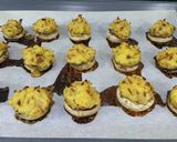 A picture of step 13 of Stuffed mushrooms with sweet potato and crispy Iberian ham.