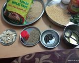 A picture of step 3 of Ven Pongal.