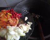 Foto langkah ke 7 dari resep Cumi saus Tiram.
