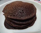 Foto langkah ke 6 dari resep Pancake choco cheese with cocoa powder.