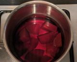A picture of step 2 of Quinoa beetroot pachadi.