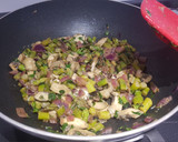 Foto del paso 4 de la receta: Pasta con salsa vegetariana al roquefort