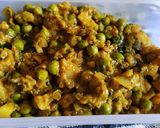 मटार बटाटा भाजी (Matar Batata Bhaji Recipe In Marathi) रेसिपी स्टेप 4 फोटो 